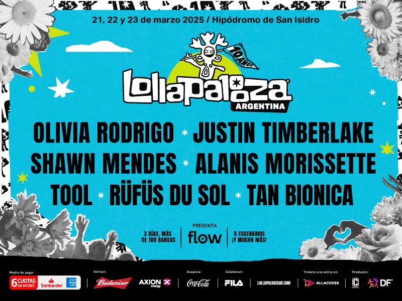 Salieron a la venta las entradas para el Lollapalooza Argentina 2025