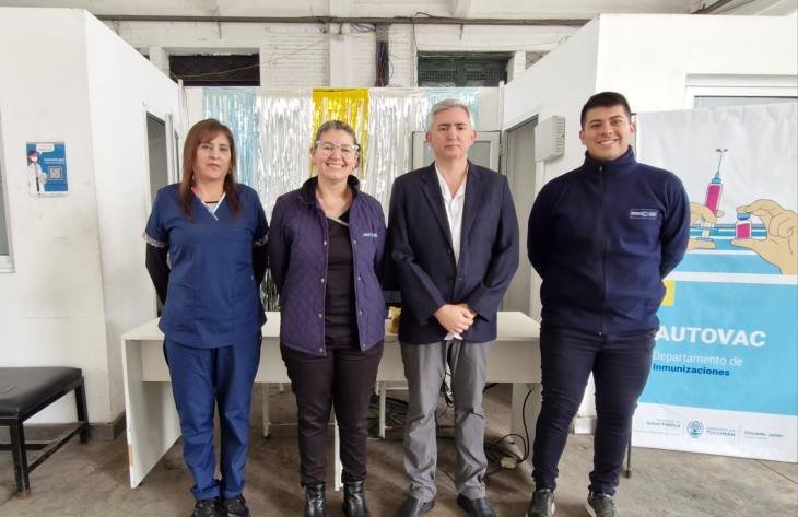 Con una nueva jornada en el AutoVac, el Ministerio de Salud promueve la vacunación contra la gripe
